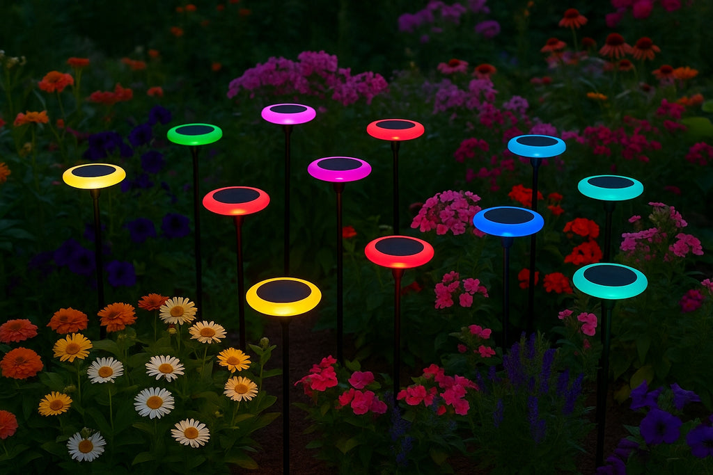 RGB Solar Garden Stake Light – Waterproof Color Changing LED Landscape Light