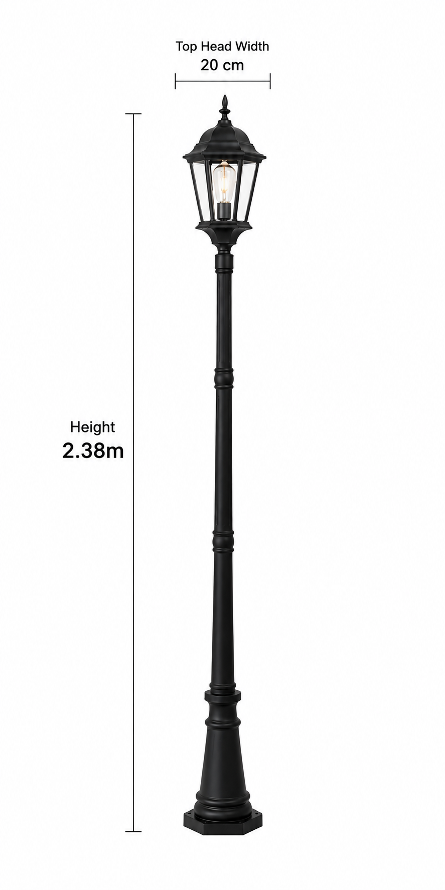 New classic design for the garden ,pathway,Bollard light Aluminum body