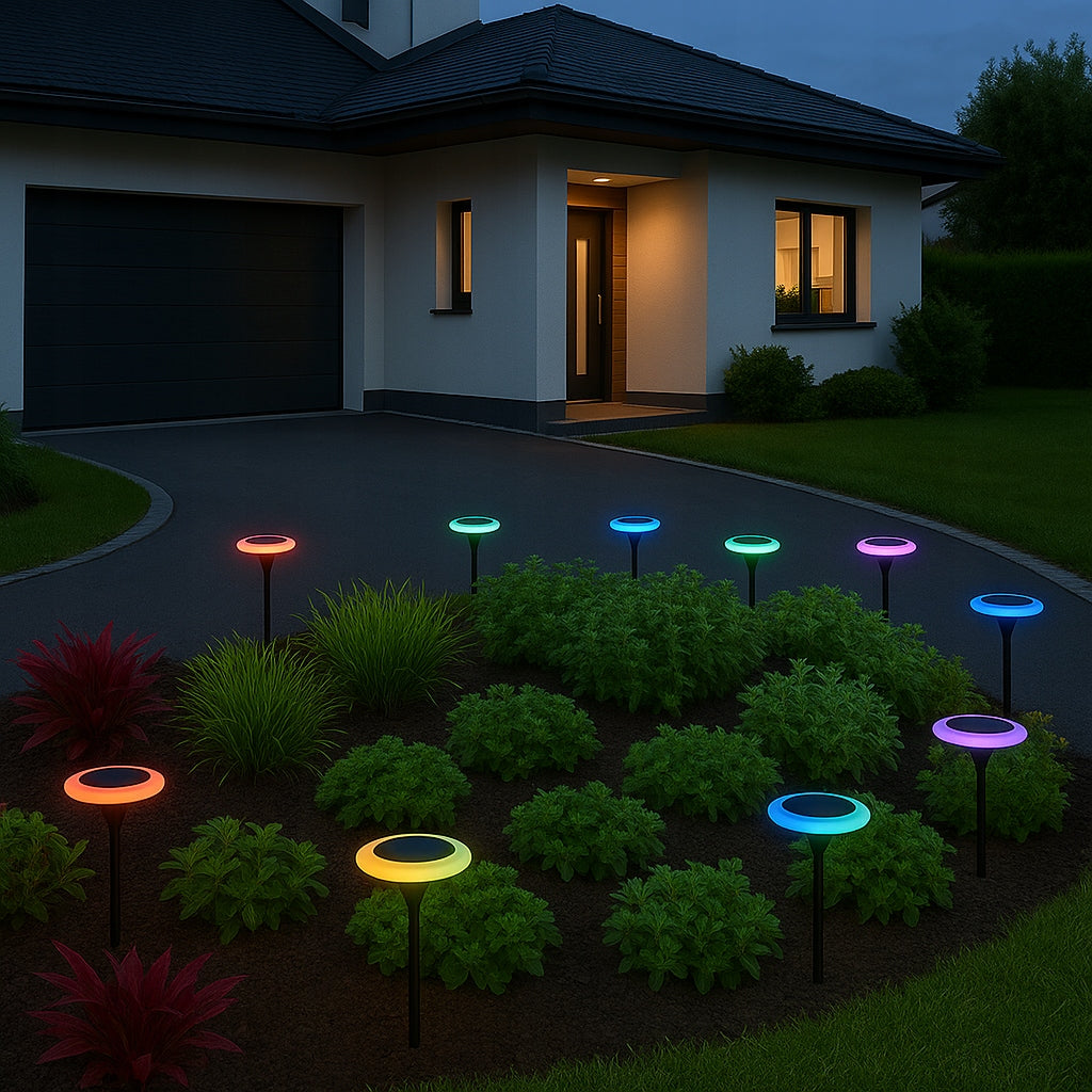 RGB Solar Garden Stake Light – Waterproof Color Changing LED Landscape Light