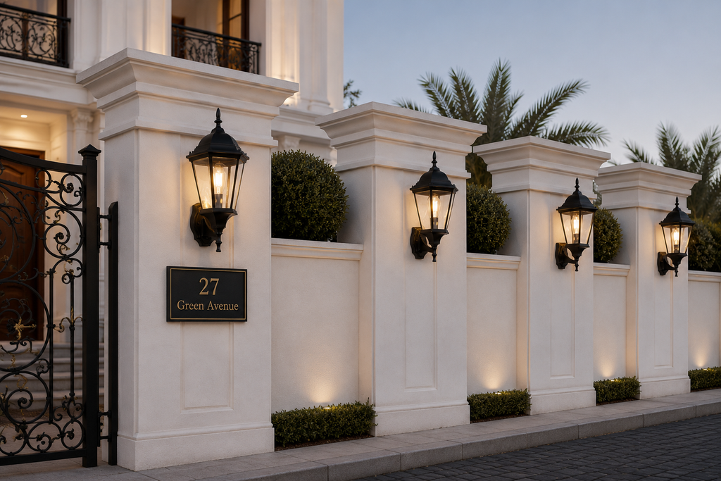A traditional exterior wall mount featuring durable cast aluminum construction, clear glass panes, and a wet safety rating.