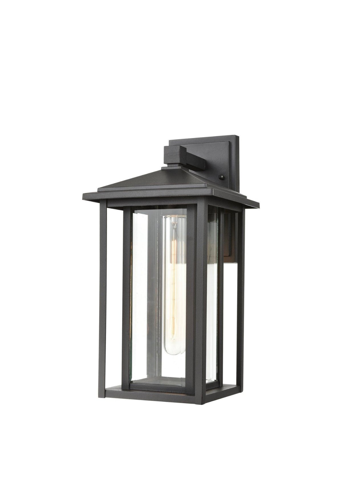 uxury Modern Black Outdoor Wall Lantern – Waterproof Exterior Light for Villa Entrance & Garden | E27