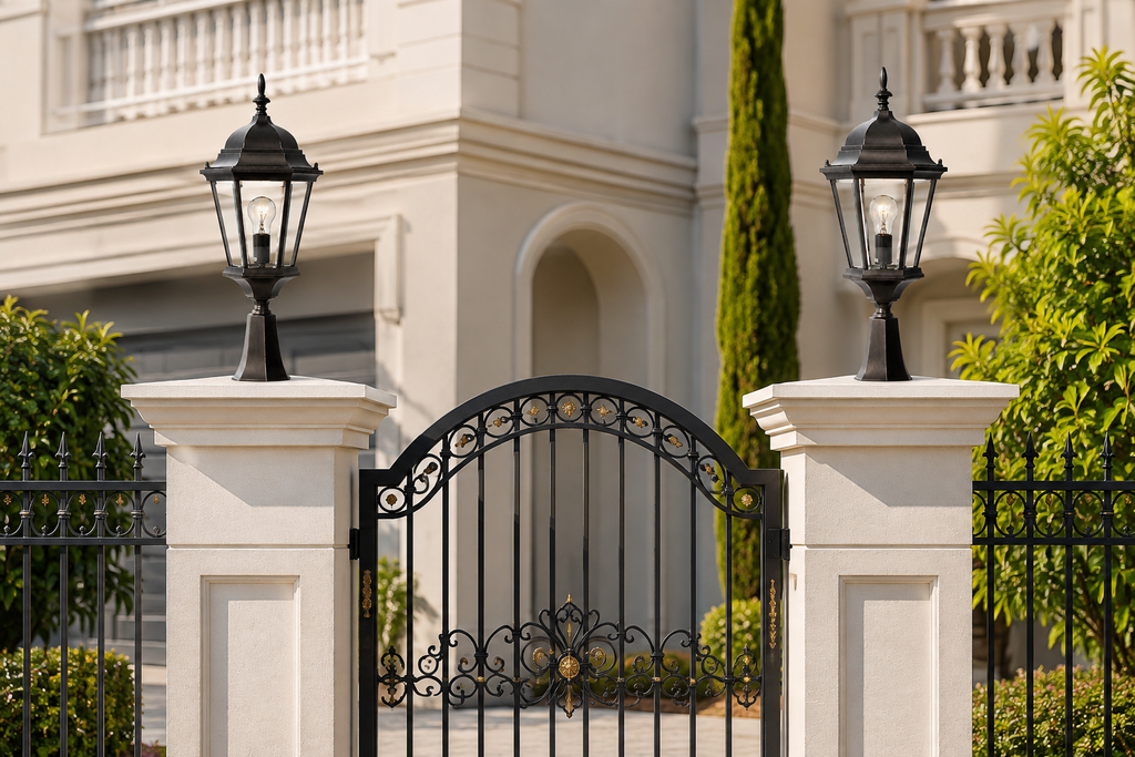 Pillar Light ,Top wall Light , gate light boundary wall light Aluminum body With clear glass